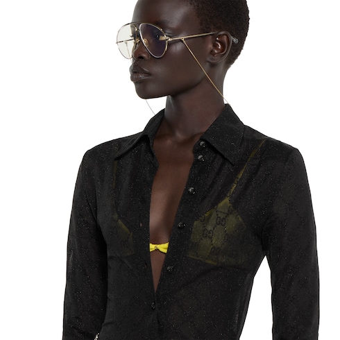 GG jersey jacquard shirt 