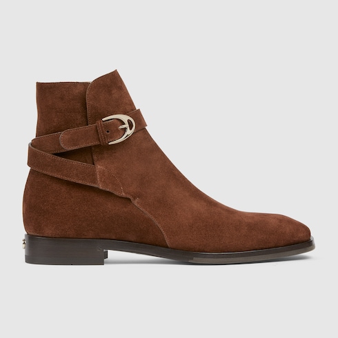 Men's ankle boot with buckle