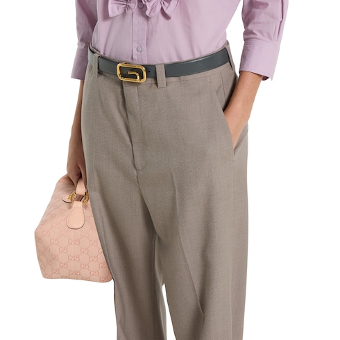 Pantalón de mouliné de lana