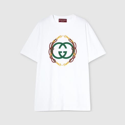 T-shirt en jersey de coton avec imprimé