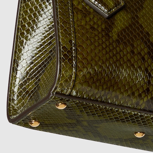 Bolso tote Gucci Diana de pitón pequeño