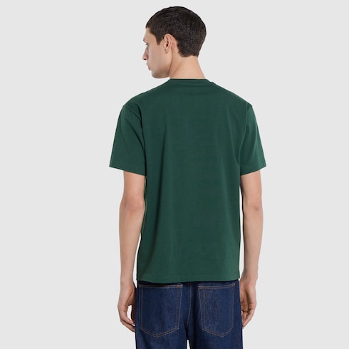 Cotton jersey T-shirt with embroidery