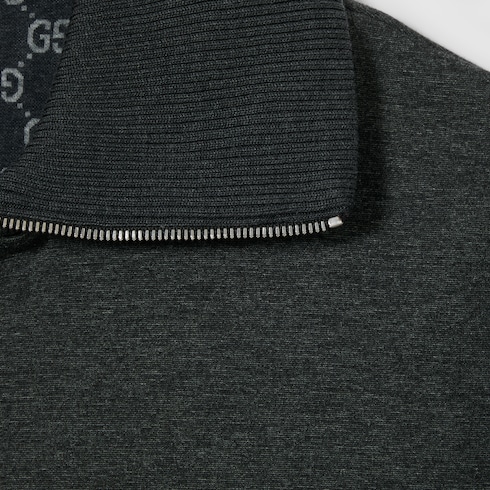 Veste zippée en jersey double