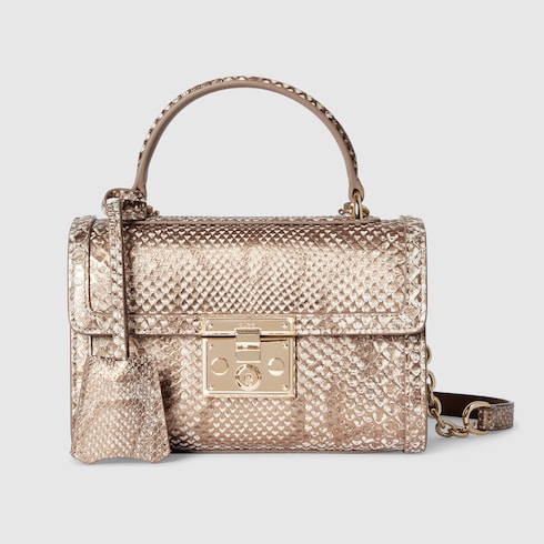 Padlock python small top handle bag