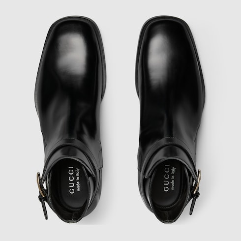 Bottines à boucles pour homme