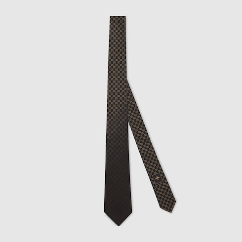 Cravatta in seta GG jacquard
