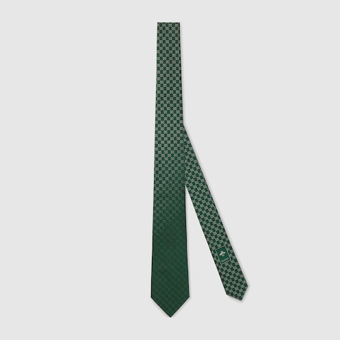GG silk jacquard tie
