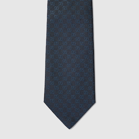 Cravatta in seta GG jacquard