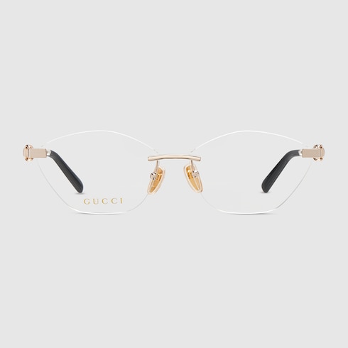 Cat-eye optical frame