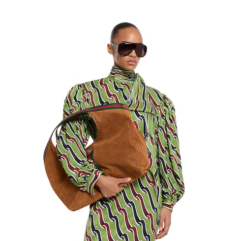 Bolsa tote grande Gucci Giglio