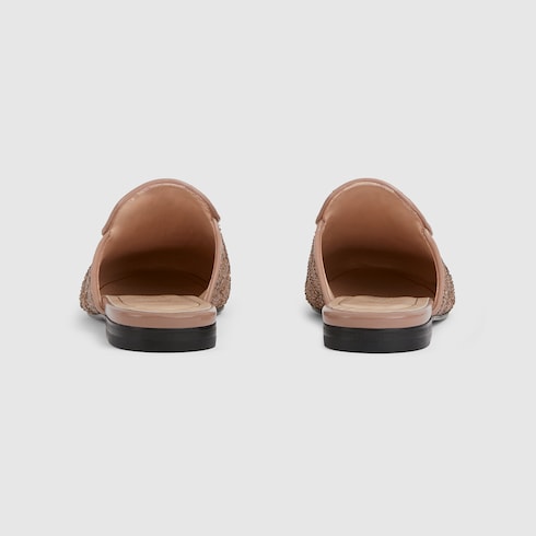 Slipper Princetown donna con cristalli