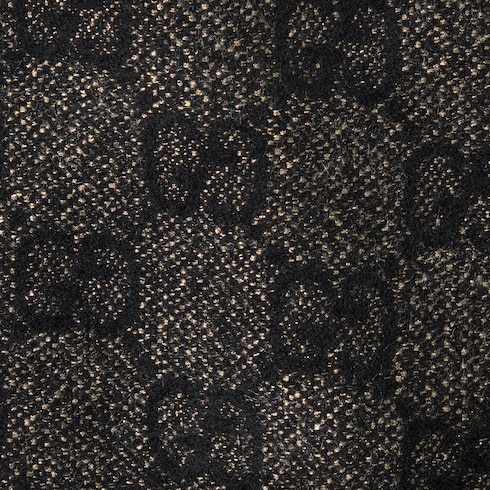 GG cashmere lamé cape