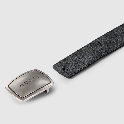 Ceinture avec boucle ronde plate