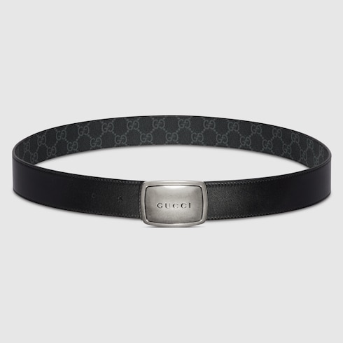 Ceinture avec boucle ronde plate