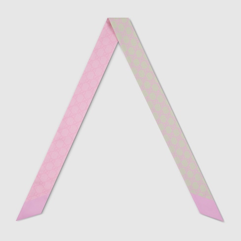 GG silk twill ribbon