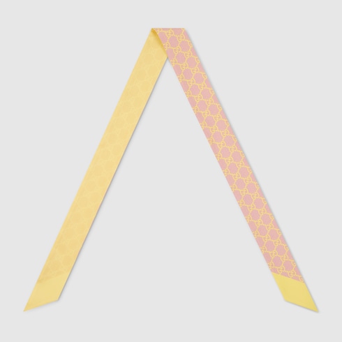 GG silk twill ribbon