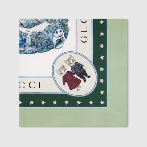 Yuko Higuchi silk carré