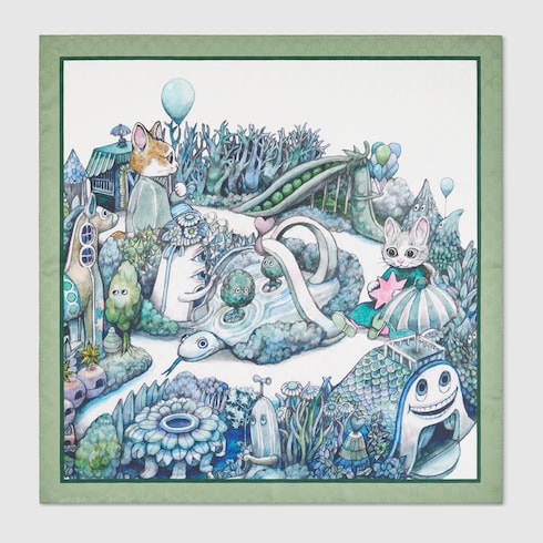 Yuko Higuchi silk carré