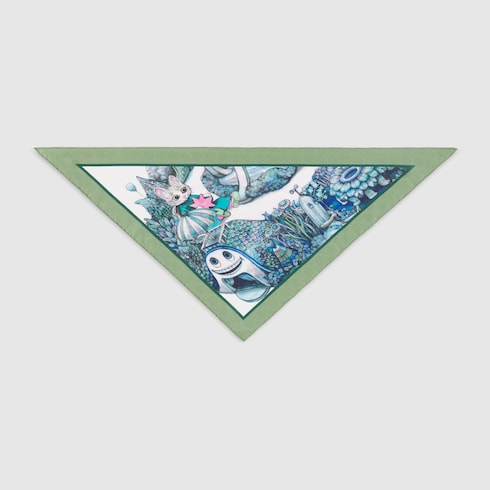 日本限定 ヒグチユウコ シルクスカーフ