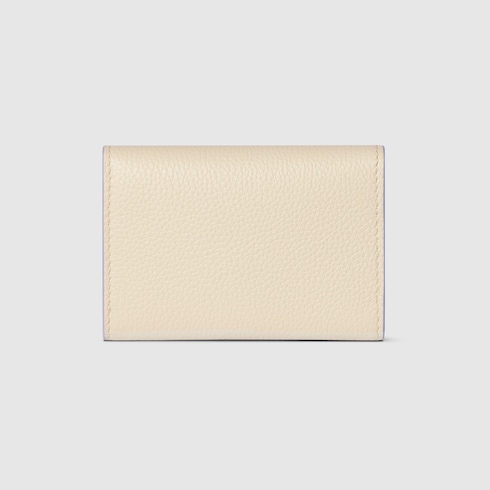 Bi-colour GG Marmont card case