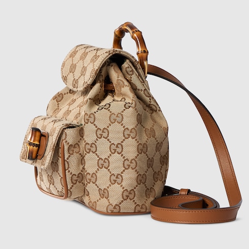 Bamboo mini backpack