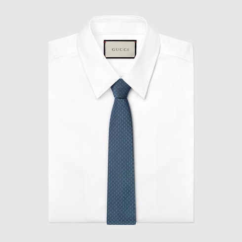 GG silk jacquard tie