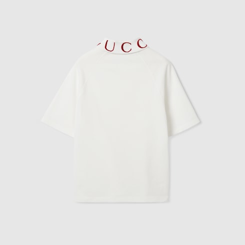 Children's stretch cotton polo shirt