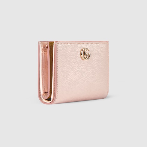 Bi-colour GG Marmont small wallet