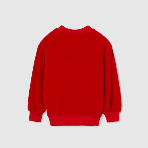Sweat-shirt en chenille pour enfant