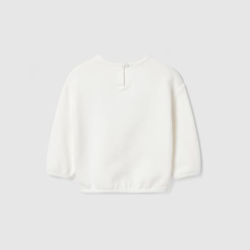 Baby cotton sweatshirt with print