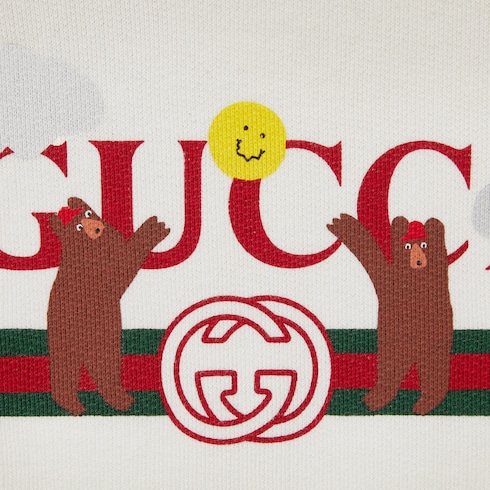 Baby cotton sweatshirt with print