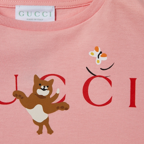 〔チルドレンズ〕プリント コットン Tシャツ