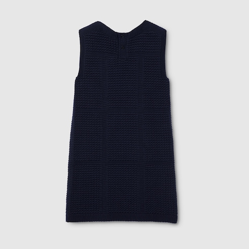 Children's cotton crochet dress