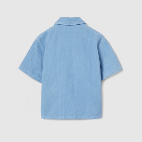 Chemise pour enfant en velours côtelé