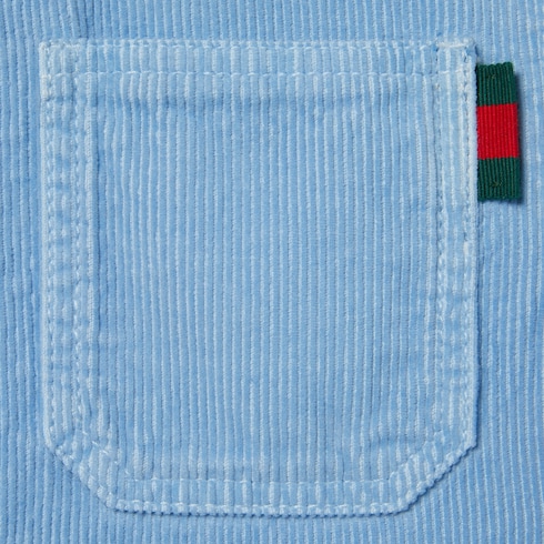 Chemise pour enfant en velours côtelé