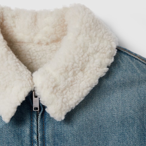 Blouson aviateur pour bébé en jean