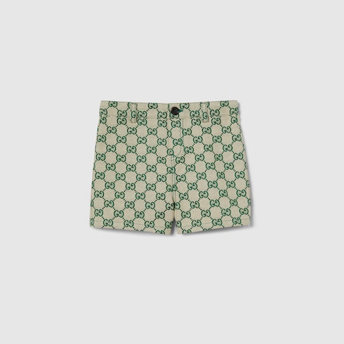 شورت من كانفاس GG للأطفال الرضّع