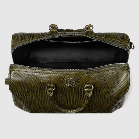 Maxi python duffle bag
