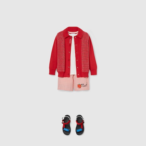 Cardigan pour enfant en laine et coton