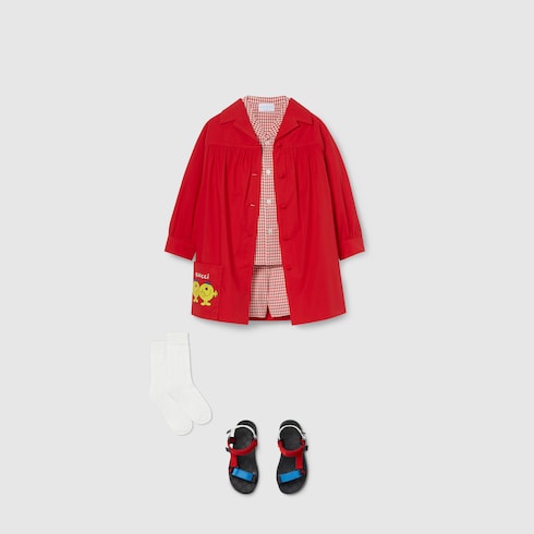 Chemise pour enfant en coton vichy