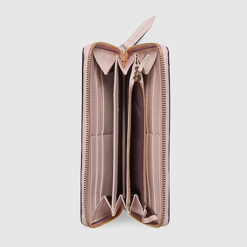 GG Marmont bi-colour zip around wallet