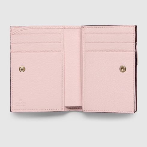 Bi-colour GG Marmont small wallet