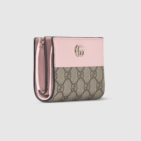 Bi-colour GG Marmont small wallet