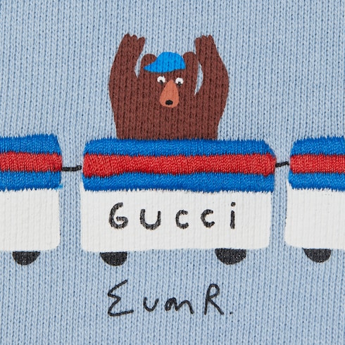 Baby-Sweatshirt aus Baumwolle mit Print