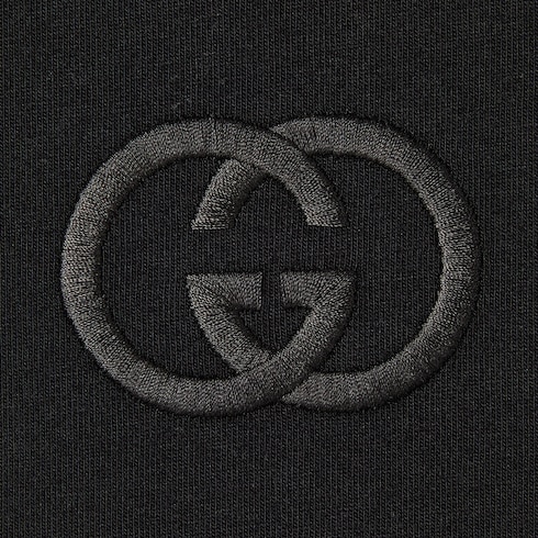 Camiseta de punto de algodón con bordado