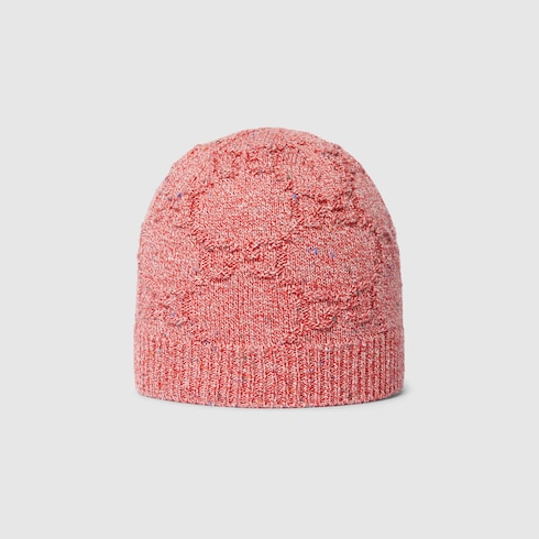Cappello neonato in cotone GG jacquard