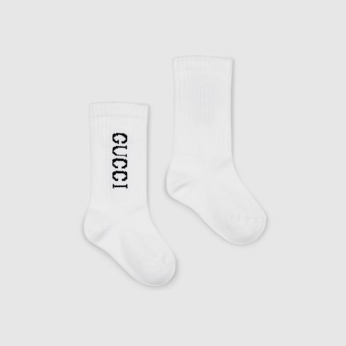 Chaussettes pour bébé en mélange de coton côtelé