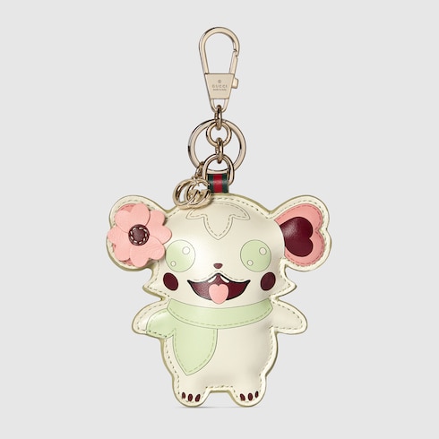 Bear-shaped key chain