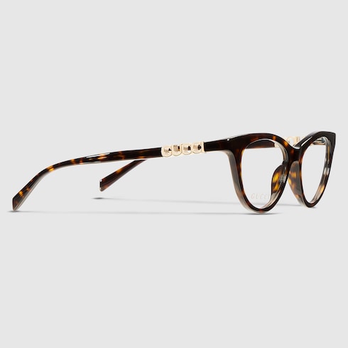 Cat-eye optical frame