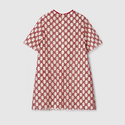 Kinderkleid aus GG Nylon mit Stickerei